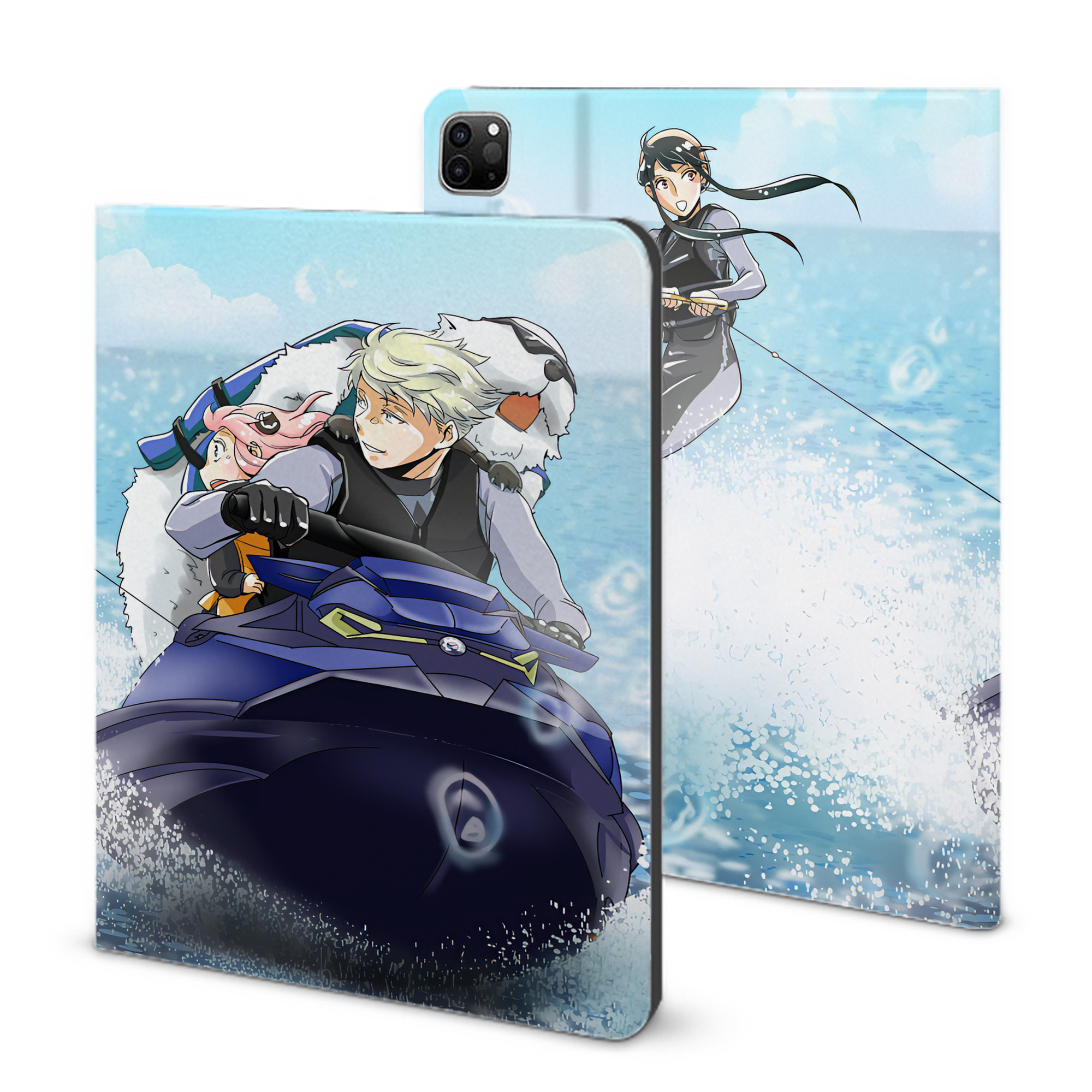 （画像用） SPY×FAMILY间谍家家酒 IPad ケース ブック型 PUレザー TPU 耐衝撃 軽量 薄型 ペン収納なし 全面保護 IPad 各モデル対応